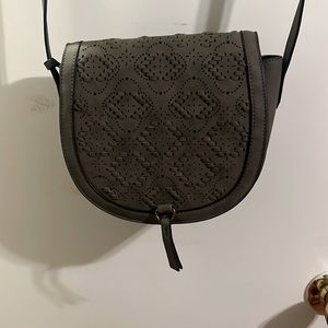 Grey saddle bag